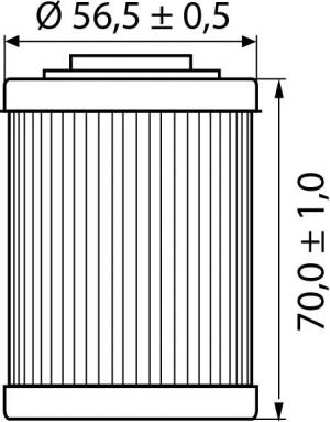 Hi-Q Ölfilter Einsatz OF152 kurz 71mm für Aprilia/Voxan/CanAm
