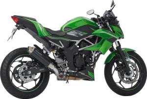 Shark exhaust SRC4 Auspuff schwarz für Kawasaki Z/Ninja 125