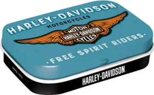 Nostalgic-Art Pillendose "Harley-Davidson - Logo Blue"