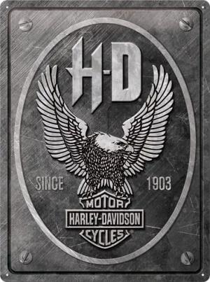 Nostalgic-Art Blechschild 30 x 40 "Harley-Davidson - Metal Eagle"