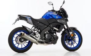 Shark exhaust Auspuff SRC4 1in1 Titan für Yamaha MT/YZF 125 2020/2019-2020