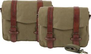 Hepco & Becker Satteltasche Legacy Canvas für C-Bow Paar LL 22 Liter grün