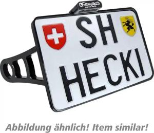 HeinzBikes seitlicher Kennzeichenhalter CH 180mm HBSKZ-FXSB-CH-C chrom