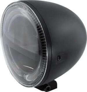 Highsider Circle LED Hauptscheinwerfer 146mm mit TFL seitlich schwarz