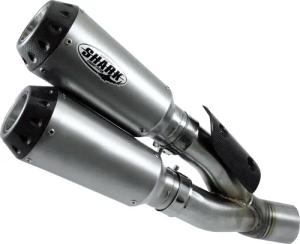 Shark exhaust TRC-10 Auspuff Doppel silber für Ducati Monster 2021-