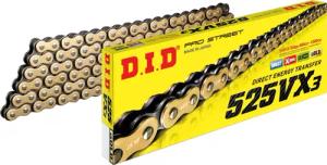 D.I.D. Kettenkit 525VX3 (G&B) Niet X 16/44/108 für CBR 600 F 99-00