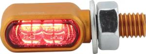 Highsider LED Rücklicht-/Blinkerpaar Little Bronx M8 gold