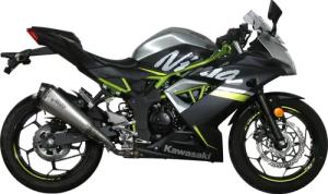 MIVV Delta Race Auspuff silber für Kawasaki Z/Ninja 125 2018-2020