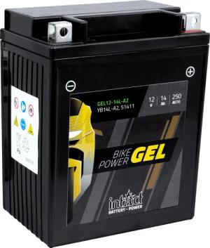 intAct Batterie Bike Power Gel geschlossen YB14L-A2 12V 14Ah (YB12B