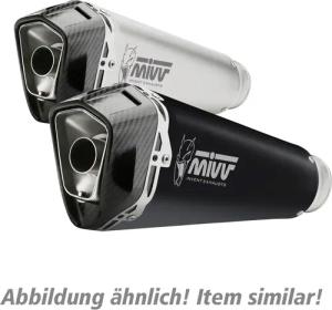 MIVV Delta Race Auspuff 2-1 silber Y.044.KDRX für Yamaha MT-07