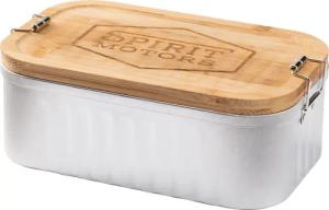 Spirit Motors Lunchbox Metall mit Bambusdeckel