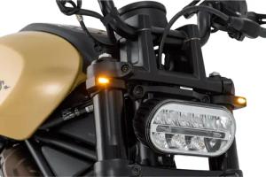 HeinzBikes LED Blinkerpaar ZC-Line Micro für Gabel 54-56mm schwarz