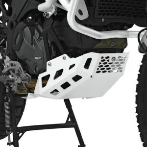 Zieger Motorschutz Alu weiß für Ducati DesertX