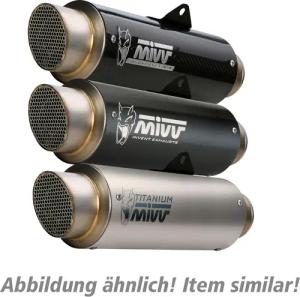 MIVV GP Pro Auspuff schwarz K.047.LXBP für Kawasaki Z/Ninja 400
