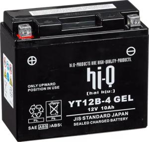 Hi-Q Batterie AGM Gel geschlossen HT12B-4, 12V, 10Ah (HT12B-4/GT1