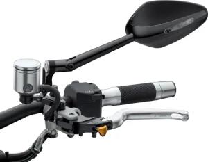 Rizoma Lenkerspiegel/Blinker ohne Aufnahme Veloce BS306B schwarz