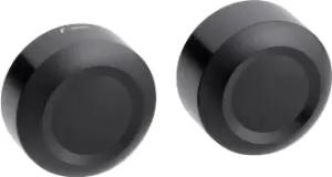 Rizoma Achsabdeckungen Paar hinten ZHD137BM schwarz für Harley-Davi