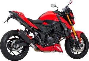 Shark exhaust DSX-7 Auspuff short an Suzuki GSX-S 750 schwarz