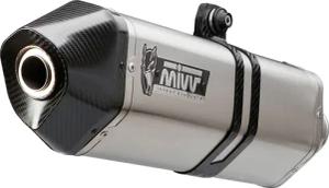 MIVV Speed Edge Auspuff silber H.058.LRX für Crossrunner 2015-