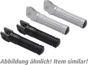 Mizu Fußrastenpaar Race für Fahrer schwarz/silber 10043