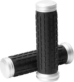 Hashiru Griffgummipaar ST06 mit Aluenden für 22mm schwarz/silber