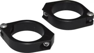 Highsider Standrohrschellenpaar Alu CNC 42-43mm schwarz