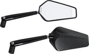 Highsider Lenkerspiegelpaar M10x1,25R+L Prato Alu schwarz