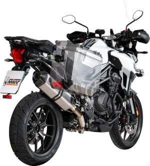 MIVV Speed Edge Auspuff silber T.015.LRX für Tiger 1200 2016-