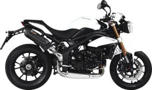 MIVV Suono Auspuff Paar schwarz AT.012.L9 für Speed Triple 11-15