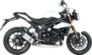 MIVV Suono Auspuff silber T.012.L7 für Triumph Speed Triple 11-15
