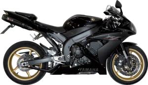 MIVV Suono Auspuff Paar schwarz UY.016.L9 für Yamaha YZF R1 04-06