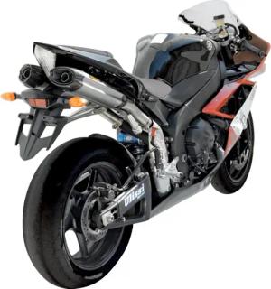 MIVV Suono Auspuff Paar silber UY.027.L7 für Yamaha YZF R1 07-08