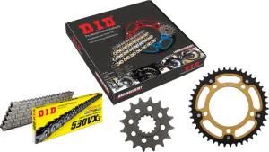 D.I.D. Supersprox Kettenkit Stealth 530VX3 Niet X 16/43/114 gold für CB 900 Ho