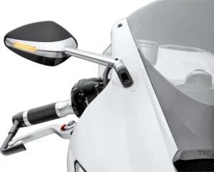 Rizoma Verkleidungsspiegel/Blinker ohne Aufnahme Veloce BS305A silb