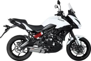 MIVV Suono Auspuff 2-1 silber K.041.K7 für KLE 650 Versys 2015-