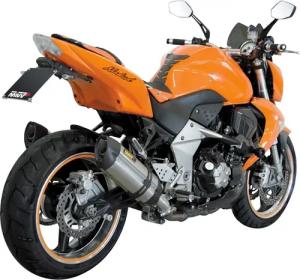 MIVV Suono Auspuff Paar silber K.020.L7 für Kawa Z 1000 2007-2009