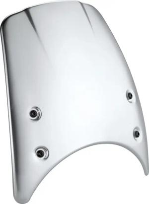 Rizoma Windschild Alu lang CF010A ohne Anbausatz silber