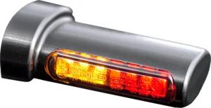 HeinzBikes LED Alu Blinker-/Rücklichtpaar Winglets für Harley schwarz