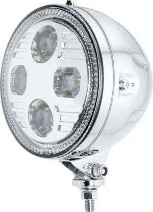 Highsider Atlanta LED Hauptscheinwerfer 145 mm unten chrom