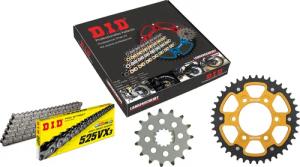 D.I.D. Supersprox Kettenkit Stealth 525VX3 Niet X 15/41/112 gold für Z 1000 SX