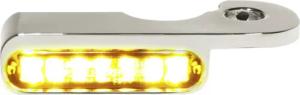 HeinzBikes LED Alu Blinkerpaar vorne für Harley-Davidson Breakout chrom