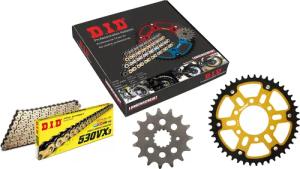 D.I.D. Supersprox Kettenkit Stealth 530VX3(G&B) Niet X 15/45/114 gold für Suzu