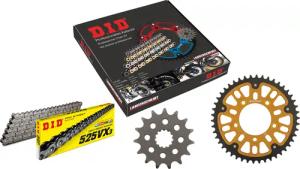 D.I.D. Supersprox Kettenkit Stealth 525VX3 Niet X 15/45/114 gold für Suzuki SV