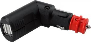 SW-MOTECH Doppel USB Winkeladapter verdrehbar für DIN/ZIG Steckdosen