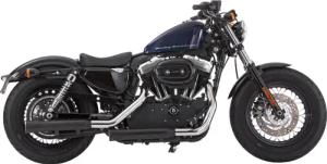 Falcon Double Groove Auspuff ED schwarz Harley Sportster ab 2014