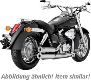 Falcon Double Groove Auspuff 2-2 686982 für Harley-Davidson poliert