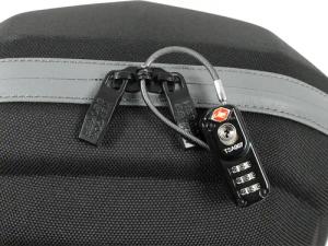 Hepco & Becker Zahlenschloss TSA mit Drahtseil 10cm