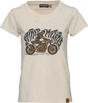 Spirit Motors Racing Ruby Damen T-Shirt creme weiß M Damen