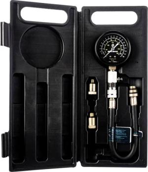 BikeBroz Kompressionsprüfer mit Gewindeanschluss M10+M12+M14