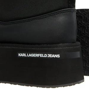 Karl Lagerfeld Jeans Winterboots - KLJ Wedge Puffa Boot - Gr. 36 (EU) - in Schwarz - für Damen
